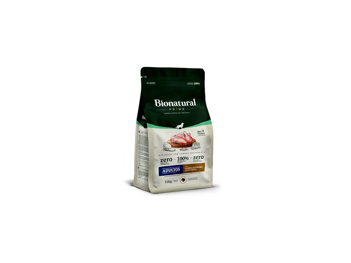 Ração Bionatural Prime para Cães Adultos Frango